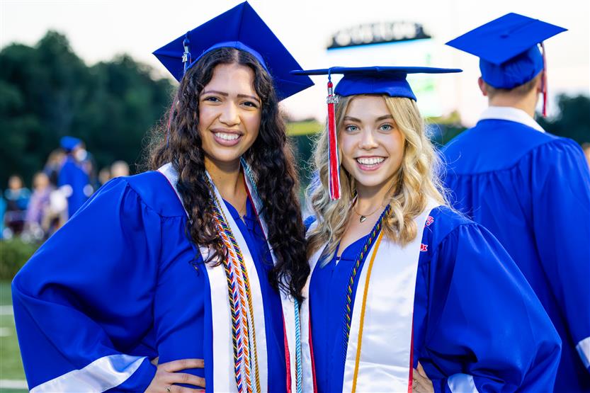 Students celebrate graduating